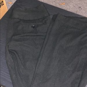 Express size 0 black pinstriped dress pants